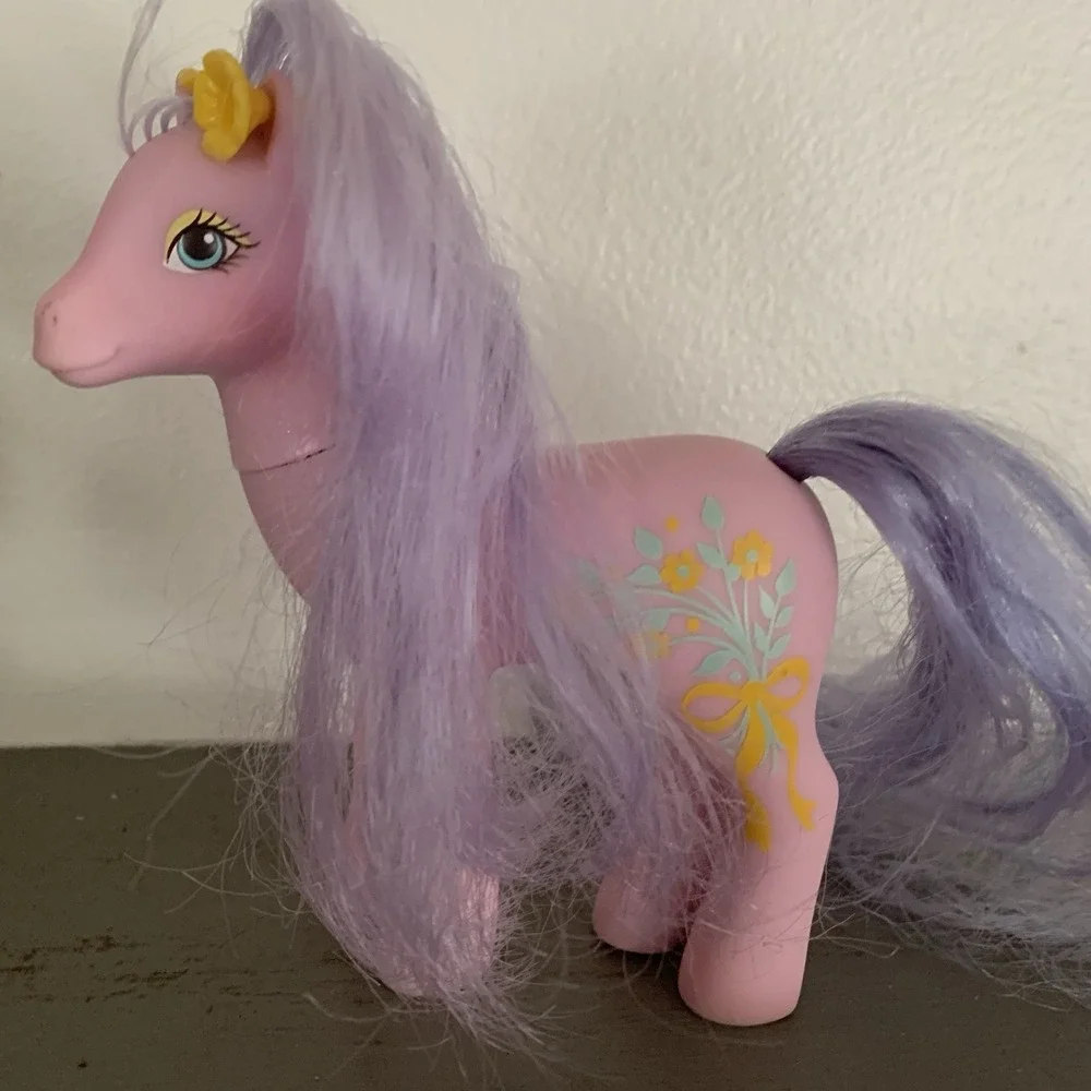 My Little Pony G1 Vtg Lot‎ of 2 Sweet heart sisters Flowerburst & Spring Song